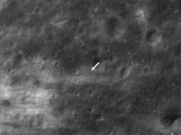 NASA's LRO Spots Japan's Moon Lander