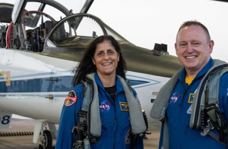 Sunita Williams and Barry Wilmore